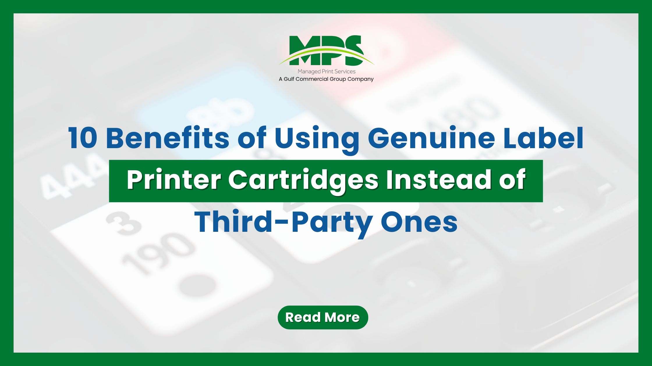 10 Benefits of Using Genuine Label Printer Cartridges Instead of Third-Party Ones