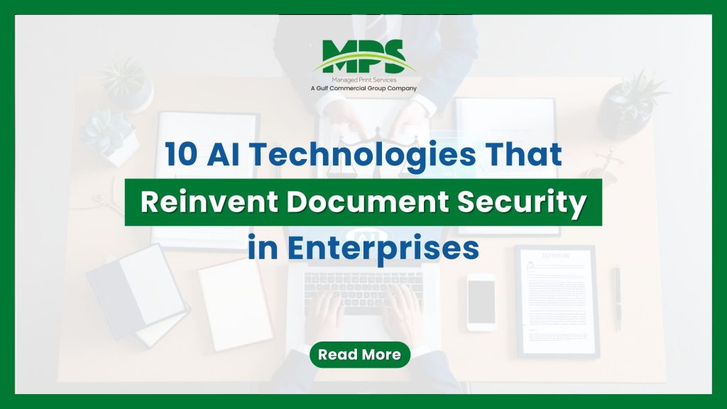 10 AI Technologies That Reinvent Document Security in Enterprises — text-based blog image.