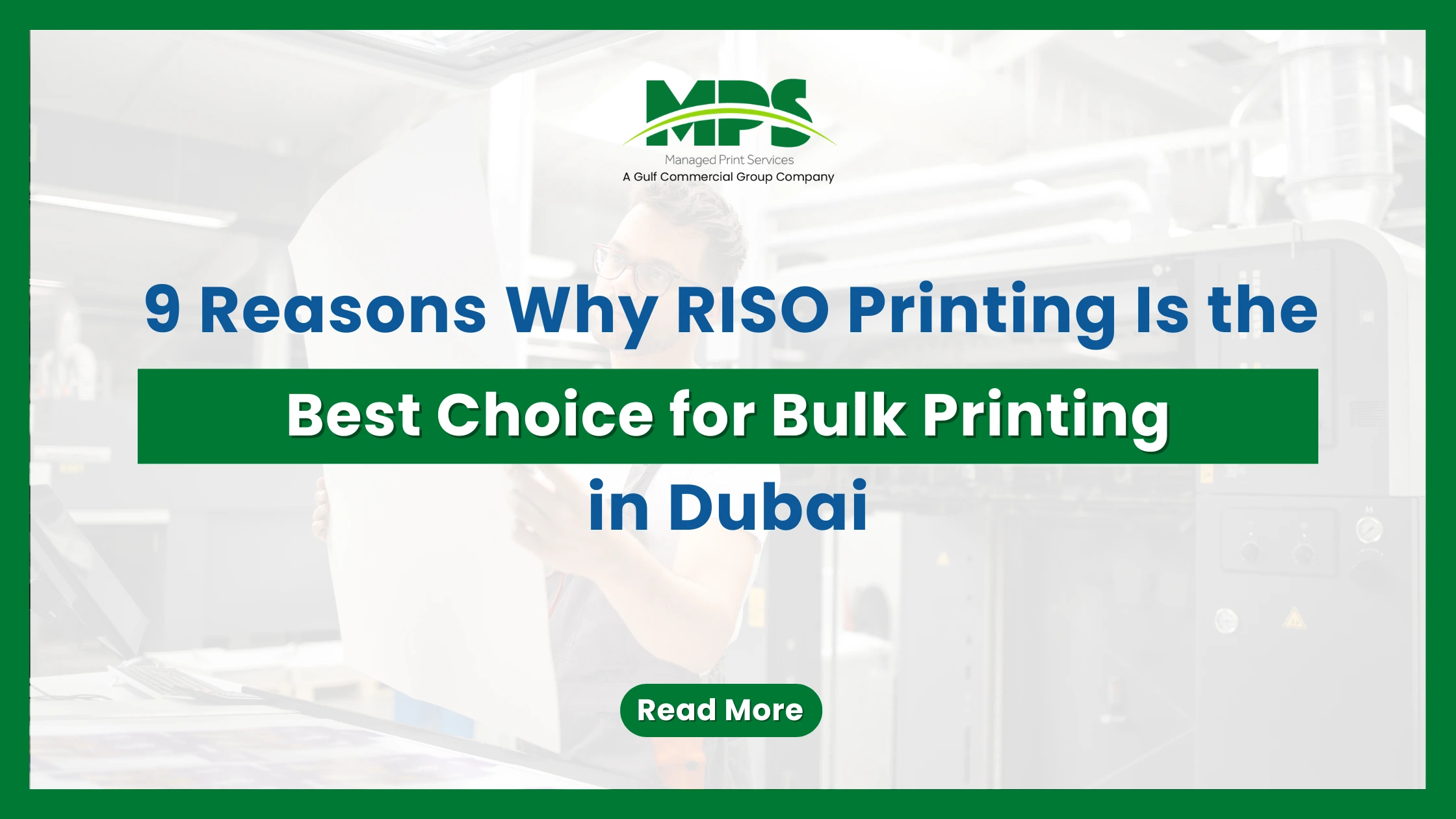 9 Reasons Why RISO Printing Is the Best Choice for Bulk Printing in Dubai